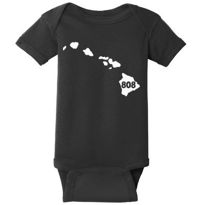 Hawaii 808 Area Code Baby Bodysuit