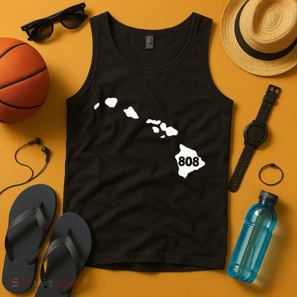 Hawaii 808 Area Code Tank Top