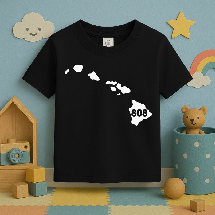 Hawaii 808 Area Code Toddler T-Shirt