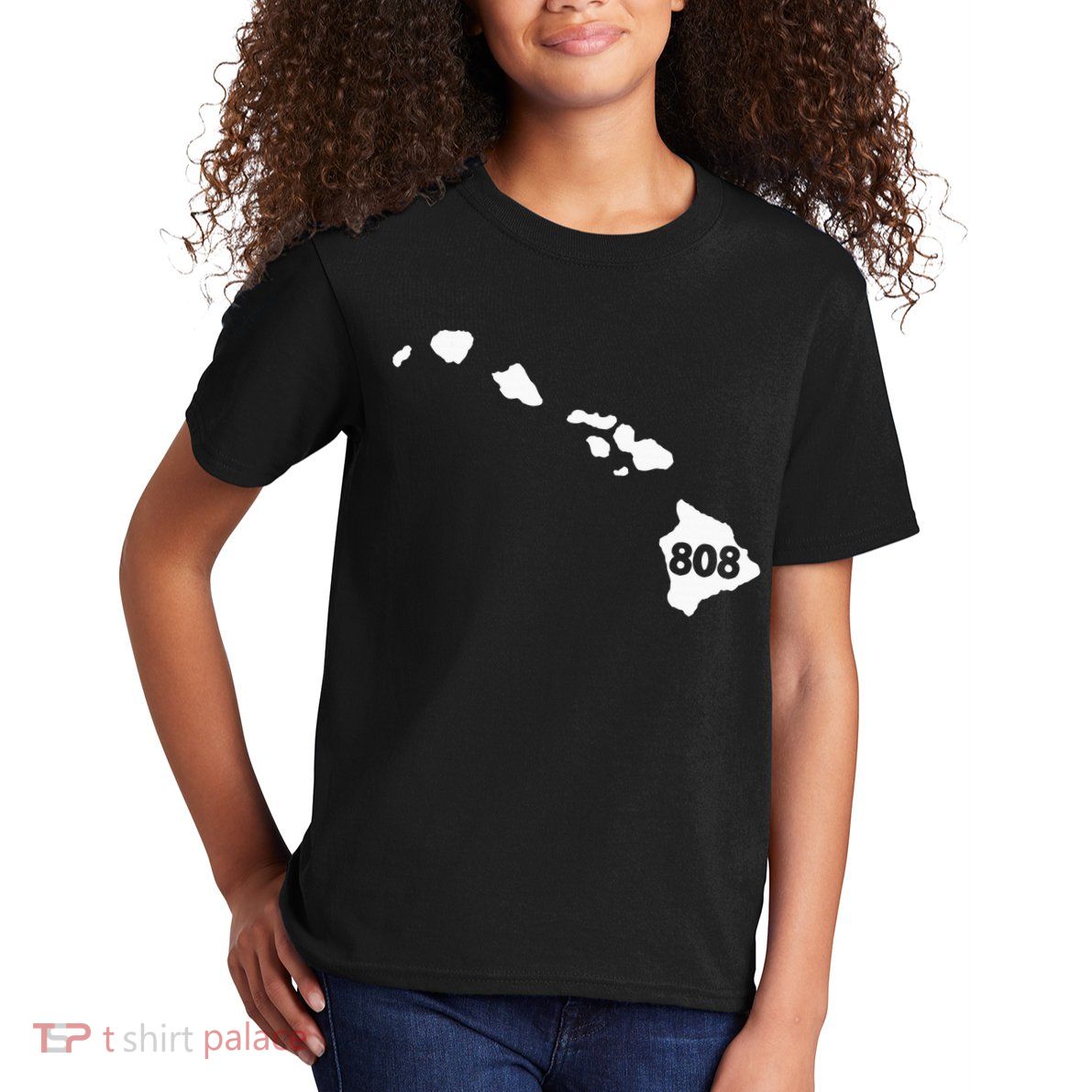 Hawaii 808 Area Code Kids T-Shirt