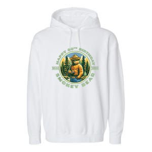 Happy 80th Birthday Officially Garment-Dyed Fleece Hoodie