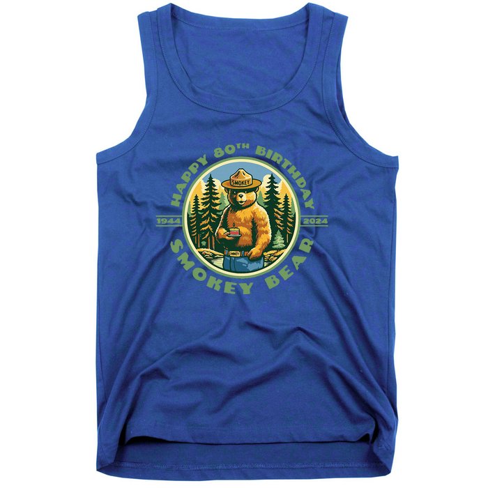 Happy 80th Birthday Bear 19442024 Tank Top