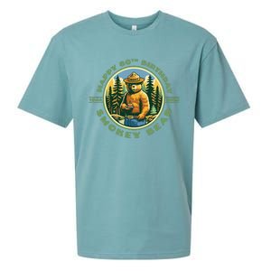 Happy 80th Birthday Bear 19442024 Sueded Cloud Jersey T-Shirt