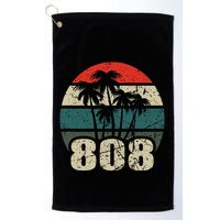 Hawaii 808 Oahu Waikiki Maui Kona Kauai Hawaiian Area Code Golf Towel