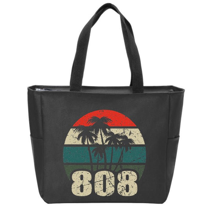 Hawaii 808 Oahu Waikiki Maui Kona Kauai Hawaiian Area Code Zip Tote Bag