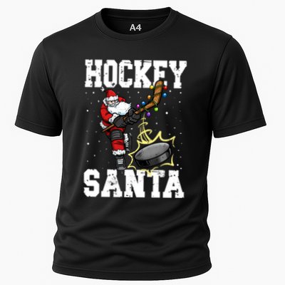 Hockey 812 Santa Hockey Player Christmas Gift Performance Shirt