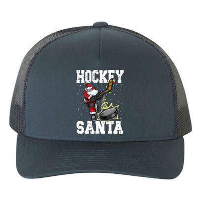 Hockey 812 Santa Hockey Player Christmas Gift Yupoong Adult 5-Panel Trucker Hat