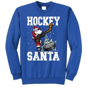 Hockey 812 Santa Hockey Player Christmas Cool Gift Sweatshirt