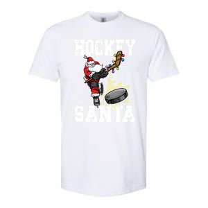 Hockey 812 Santa Hockey Player Christmas Cool Gift Softstyle CVC T-Shirt