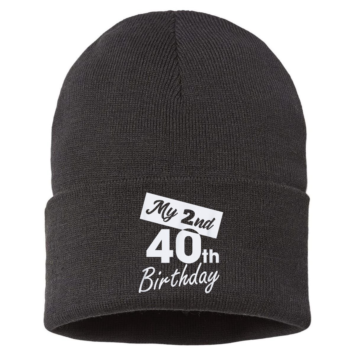 Humor 80 Year Old Bday 80 Birthday 80th Birthday Sustainable Knit Beanie