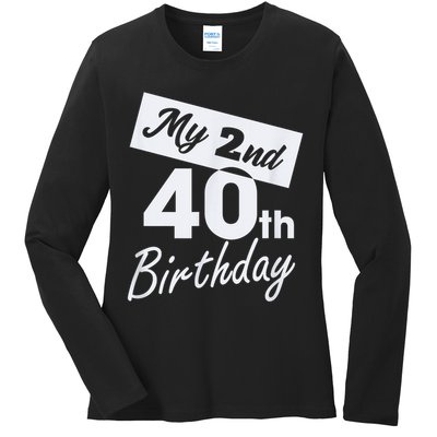 Humor 80 Year Old Bday 80 Birthday 80th Birthday Ladies Long Sleeve Shirt