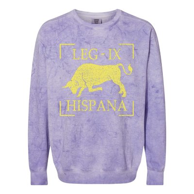 Hispana 9th Roman Empire Pedites Colorblast Crewneck Sweatshirt