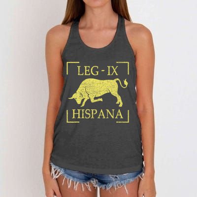 Hispana 9th Roman Empire Pedites Women's Knotted Racerback Tank