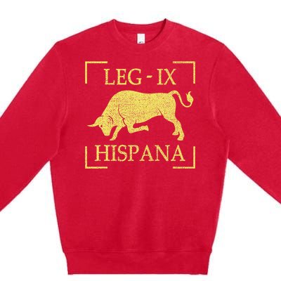 Hispana 9th Roman Empire Pedites Premium Crewneck Sweatshirt