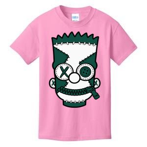 Hiphop 90s Streetwear Matching Oxidized Green 4s Kids T-Shirt