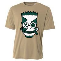 Hiphop 90s Streetwear Matching Oxidized Green 4s Cooling Performance Crew T-Shirt