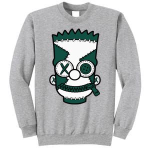 Hiphop 90s Streetwear Matching Oxidized Green 4s Sweatshirt