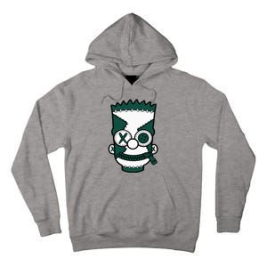 Hiphop 90s Streetwear Matching Oxidized Green 4s Tall Hoodie