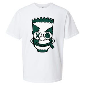 Hiphop 90s Streetwear Matching Oxidized Green 4s Sueded Cloud Jersey T-Shirt