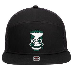 Hiphop 90s Streetwear Matching Oxidized Green 4s 7 Panel Mesh Trucker Snapback Hat