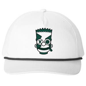 Hiphop 90s Streetwear Matching Oxidized Green 4s Snapback Five-Panel Rope Hat