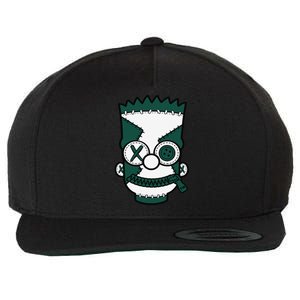 Hiphop 90s Streetwear Matching Oxidized Green 4s Wool Snapback Cap