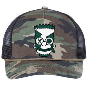 Hiphop 90s Streetwear Matching Oxidized Green 4s Retro Rope Trucker Hat Cap