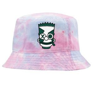 Hiphop 90s Streetwear Matching Oxidized Green 4s Tie-Dyed Bucket Hat