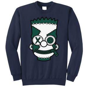 Hiphop 90s Streetwear Matching Oxidized Green 4s Sweatshirt