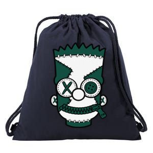 Hiphop 90s Streetwear Matching Oxidized Green 4s Drawstring Bag