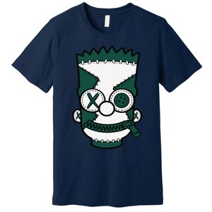 Hiphop 90s Streetwear Matching Oxidized Green 4s Premium T-Shirt