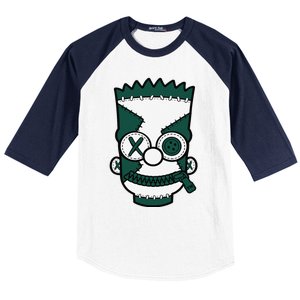 Hiphop 90s Streetwear Matching Oxidized Green 4s Baseball Sleeve Shirt