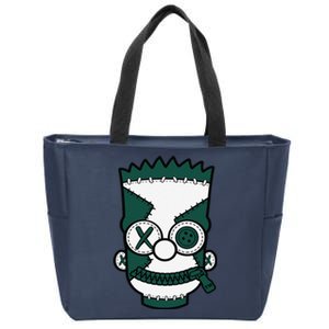 Hiphop 90s Streetwear Matching Oxidized Green 4s Zip Tote Bag