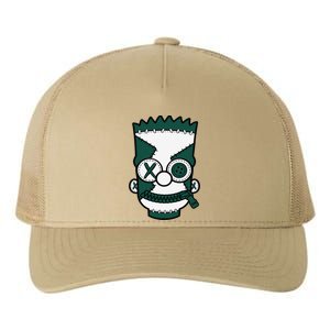 Hiphop 90s Streetwear Matching Oxidized Green 4s Yupoong Adult 5-Panel Trucker Hat