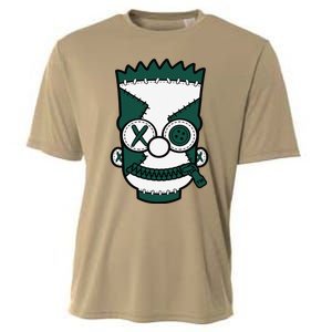 Hiphop 90s Streetwear Matching Oxidized Green 4s Cooling Performance Crew T-Shirt