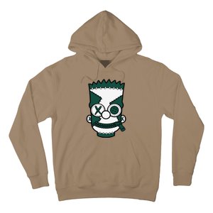 Hiphop 90s Streetwear Matching Oxidized Green 4s Hoodie