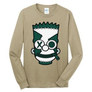 Hiphop 90s Streetwear Matching Oxidized Green 4s Tall Long Sleeve T-Shirt