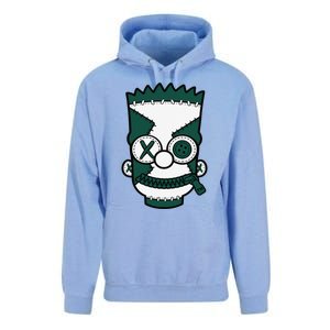 Hiphop 90s Streetwear Matching Oxidized Green 4s Unisex Surf Hoodie