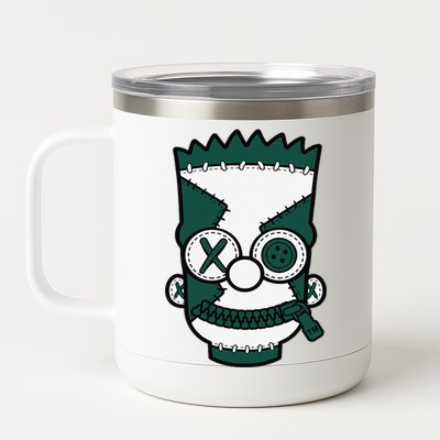 Hiphop 90s Streetwear Matching Oxidized Green 4s 12 oz Stainless Steel Tumbler Cup