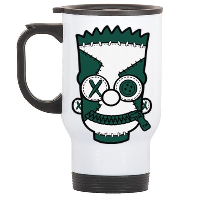 Hiphop 90s Streetwear Matching Oxidized Green 4s Stainless Steel Travel Mug