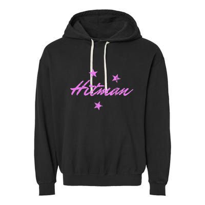 Hitman 90S Wrestling Fanatic Nostalgia Hart Vintage Graphic Garment-Dyed Fleece Hoodie