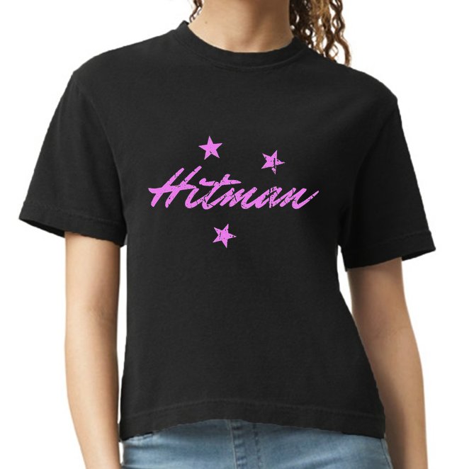 Hitman 90S Wrestling Fanatic Nostalgia Hart Vintage Graphic Comfort Colors Boxy T-Shirt