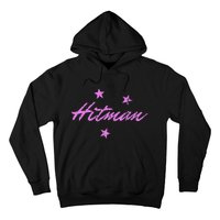 Hitman 90S Wrestling Fanatic Nostalgia Hart Vintage Graphic Hoodie