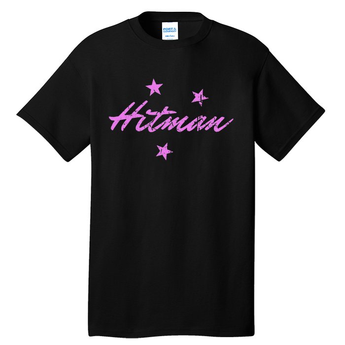 Hitman 90S Wrestling Fanatic Nostalgia Hart Vintage Graphic Tall T-Shirt