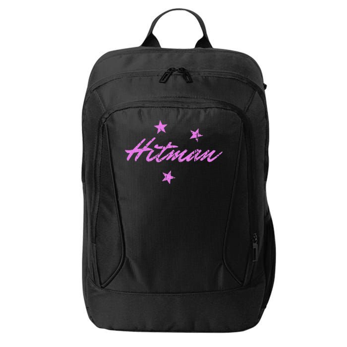 Hitman 90S Wrestling Fanatic Nostalgia Hart Vintage Graphic City Backpack