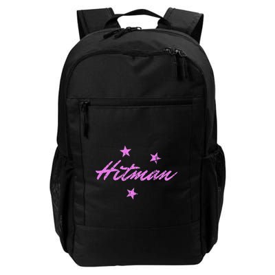 Hitman 90S Wrestling Fanatic Nostalgia Hart Vintage Graphic Backpack