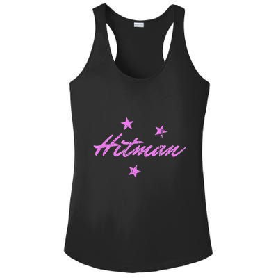 Hitman 90S Wrestling Fanatic Nostalgia Hart Vintage Graphic Ladies PosiCharge Competitor Racerback Tank