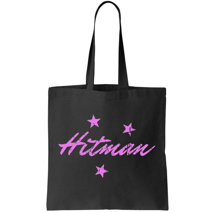 Hitman 90S Wrestling Fanatic Nostalgia Hart Vintage Graphic Tote Bag