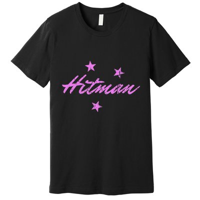 Hitman 90S Wrestling Fanatic Nostalgia Hart Vintage Graphic Premium T-Shirt
