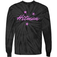 Hitman 90S Wrestling Fanatic Nostalgia Hart Vintage Graphic Tie-Dye Long Sleeve Shirt